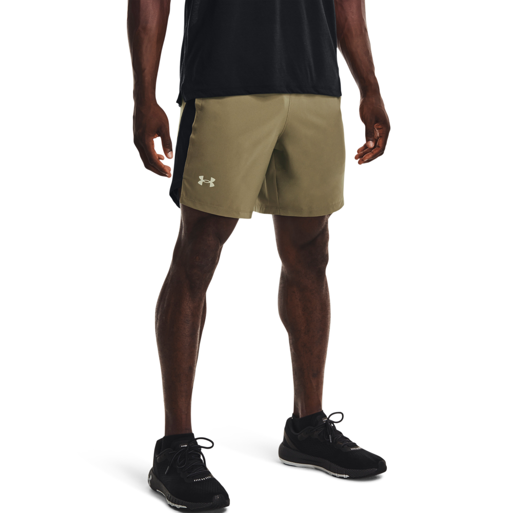 【UNDER ARMOUR】UA 男 LAUNCH SPLIT 3吋慢跑短褲_1377813-001(黑色) 歷史價格詳細信息