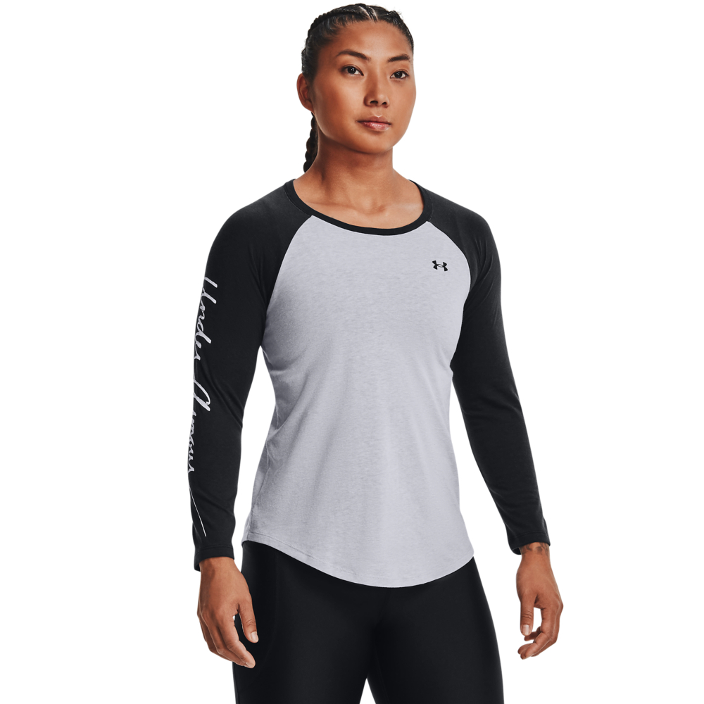 【UNDER ARMOUR】UA 女 長袖T-Shirt_1325333-001(黑) 歷史價格詳細信息