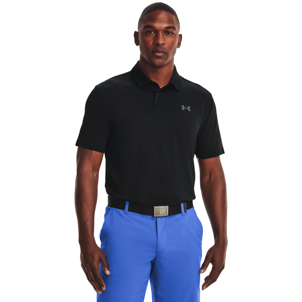 【UNDER ARMOUR】UA 男 T2G Blocked 短袖POLO衫 _1370112-437(藍) 歷史價格詳細信息