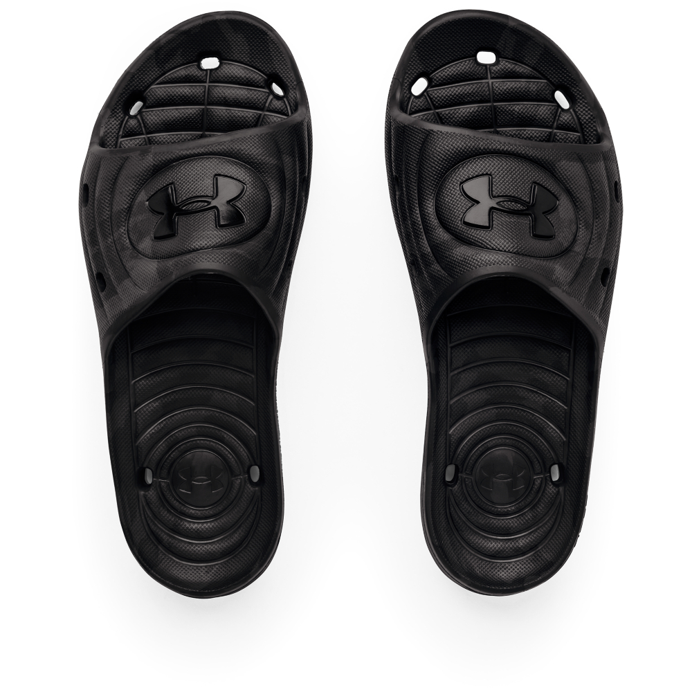 Under Armour UA 拖鞋 Locker IV 深藍 白 男鞋 舒適 排水【ACS】 3023758401 歷史價格詳細信息