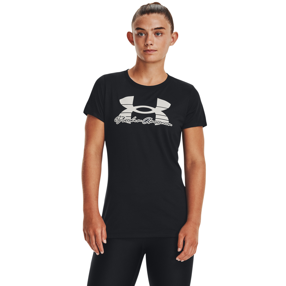 【UNDER ARMOUR】UA 女童 Tech 長袖T-Shirt _1373144-001(黑) 歷史價格詳細信息