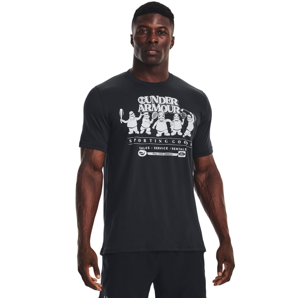 【UNDER ARMOUR】UA 男 Training Graphics 短袖T-Shirt _1376845-001(黑) 歷史價格詳細信息