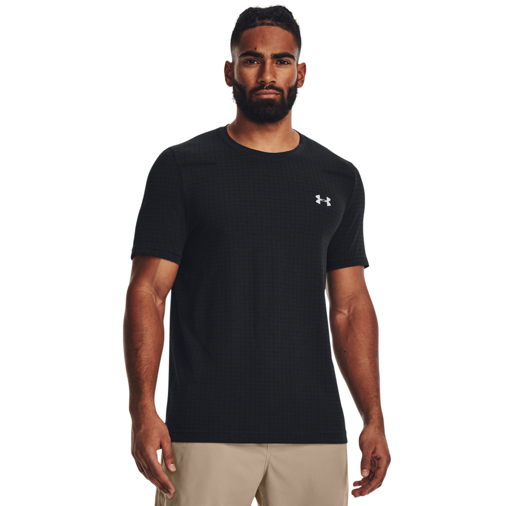 【UNDER ARMOUR】UA 男 Seamless短袖T-Shirt _1366148-001(黑) 歷史價格詳細信息