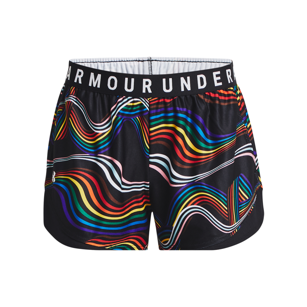 【UNDER ARMOUR】UA 女 Play Up 5吋運動短褲_1355791-001(黑色) 歷史價格詳細信息