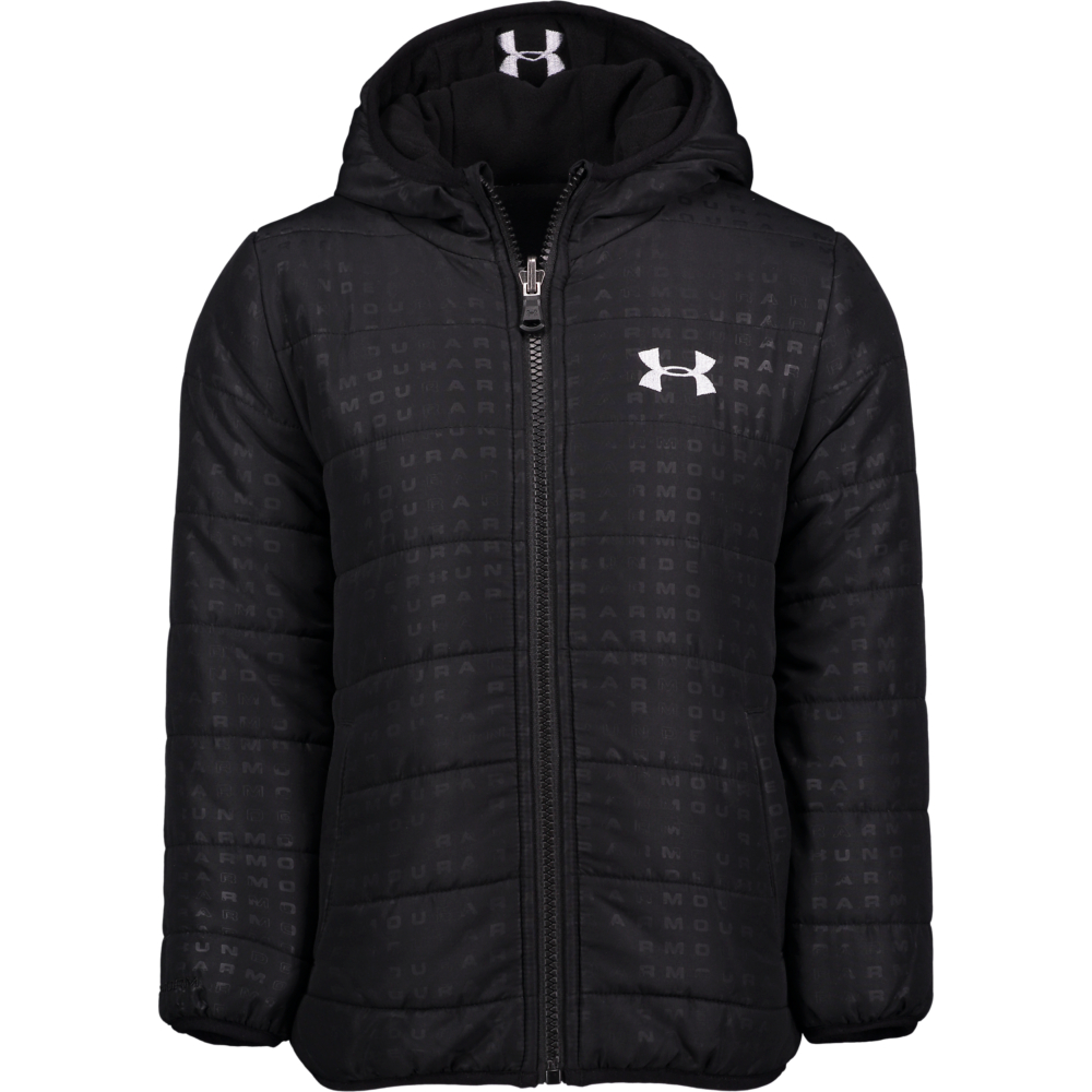 【UNDER ARMOUR】UA 小男童 舖棉連帽外套_1351389-417(動感藍) 歷史價格詳細信息