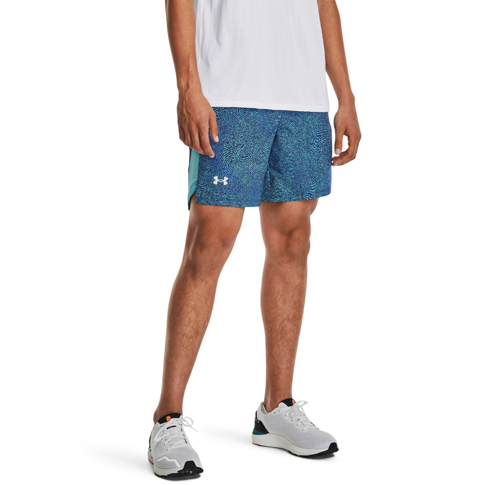 【UNDER ARMOUR】UA 男 LAUNCH SPLIT 3吋慢跑短褲_1377813-001(黑色) 歷史價格詳細信息