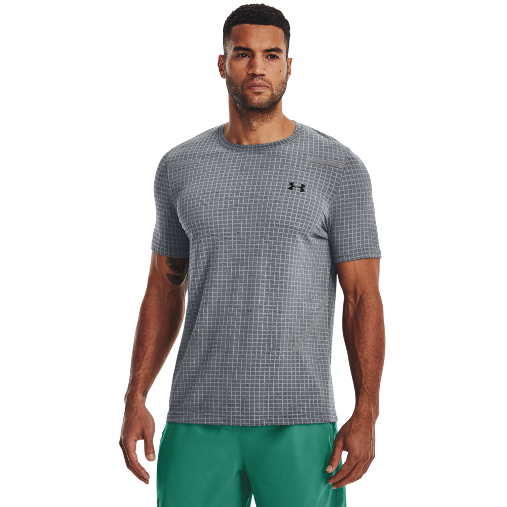 【UNDER ARMOUR】UA 男 Seamless短袖T-Shirt _1366148-001(黑) 歷史價格詳細信息
