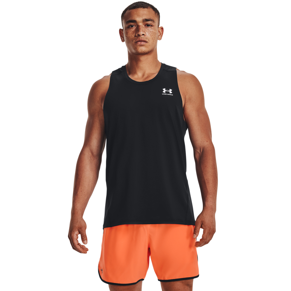 Under Armour 背心上衣 T恤 運動上衣 BASELINE 背心 男 1370238-001 黑色 歷史價格詳細信息