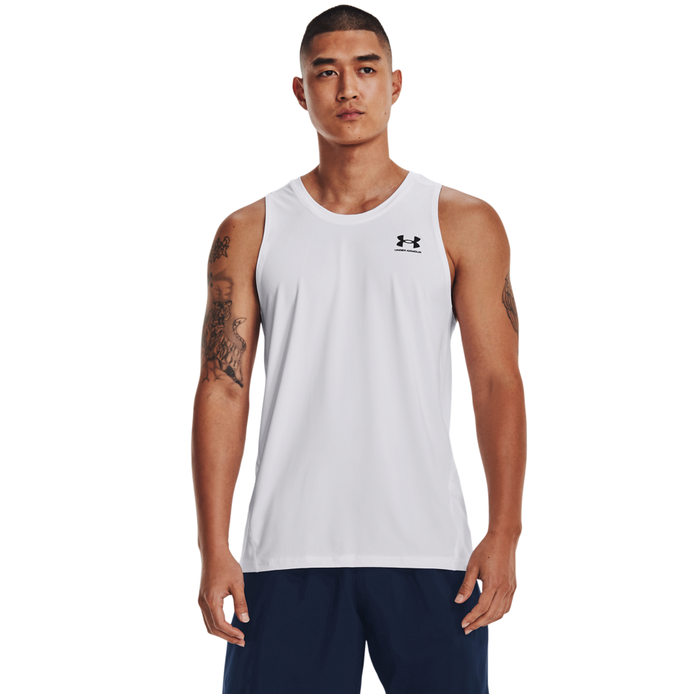 Under Armour 背心上衣 T恤 運動上衣 BASELINE 背心 男 1370238-001 黑色 歷史價格詳細信息