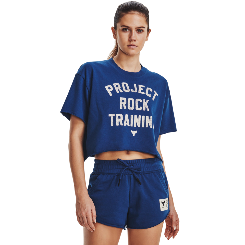 【UNDER ARMOUR】UA 女童 Pjt Rock巨石強森帽T_1384028-560(粉紫) 歷史價格詳細信息