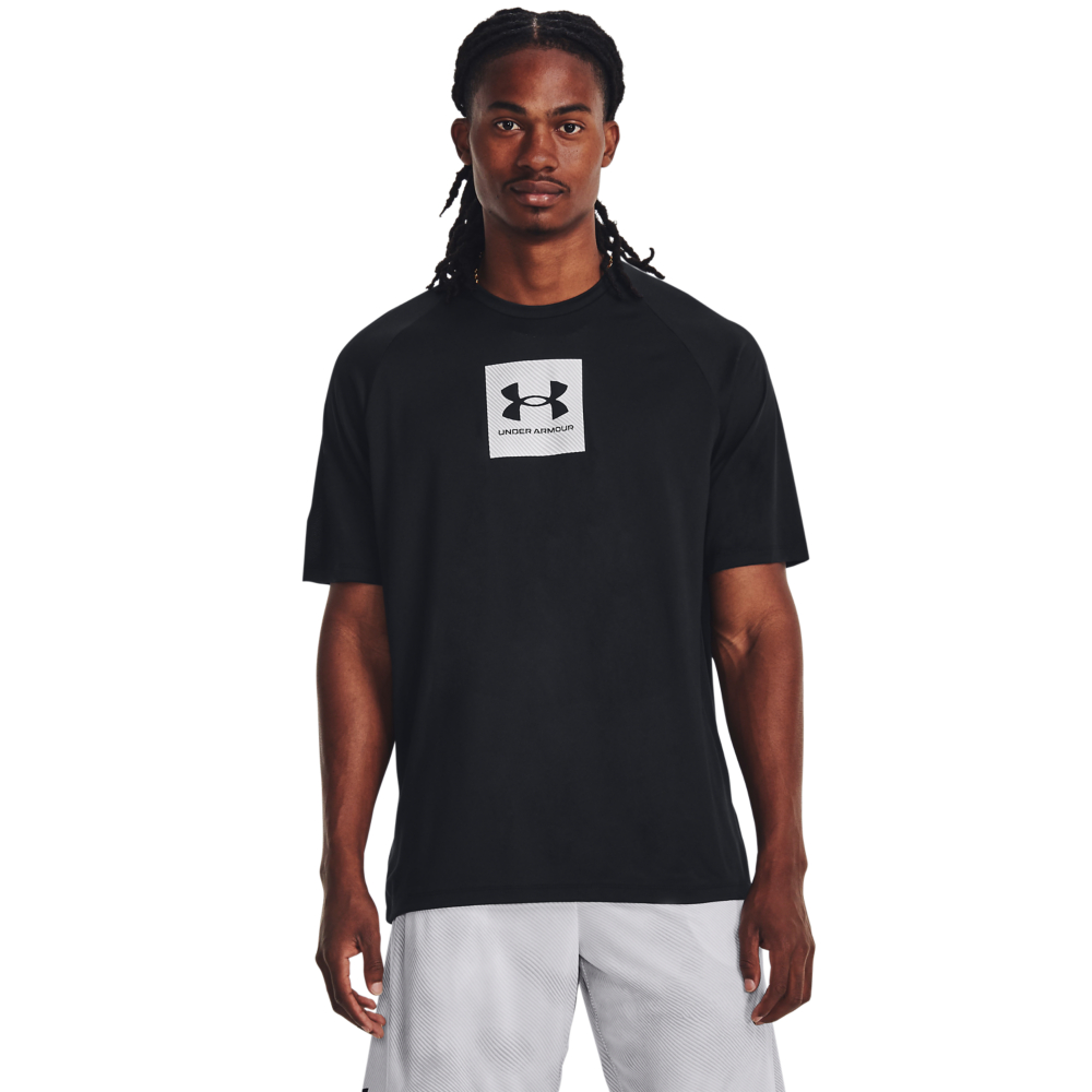【UNDER ARMOUR】UA 男 Tech Prt Fill 短T-Shirt_1380785-001(黑色) 價格比較,價格查詢,歷史價格詳細信息