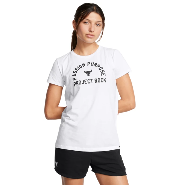 【UNDER ARMOUR】UA 女童 Pjt Rock巨石強森帽T_1384028-560(粉紫) 歷史價格詳細信息