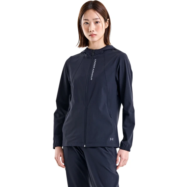 【UNDER ARMOUR】UA 女 OutRun the STORM 連帽外套 _1361384-592(綠) 歷史價格詳細信息