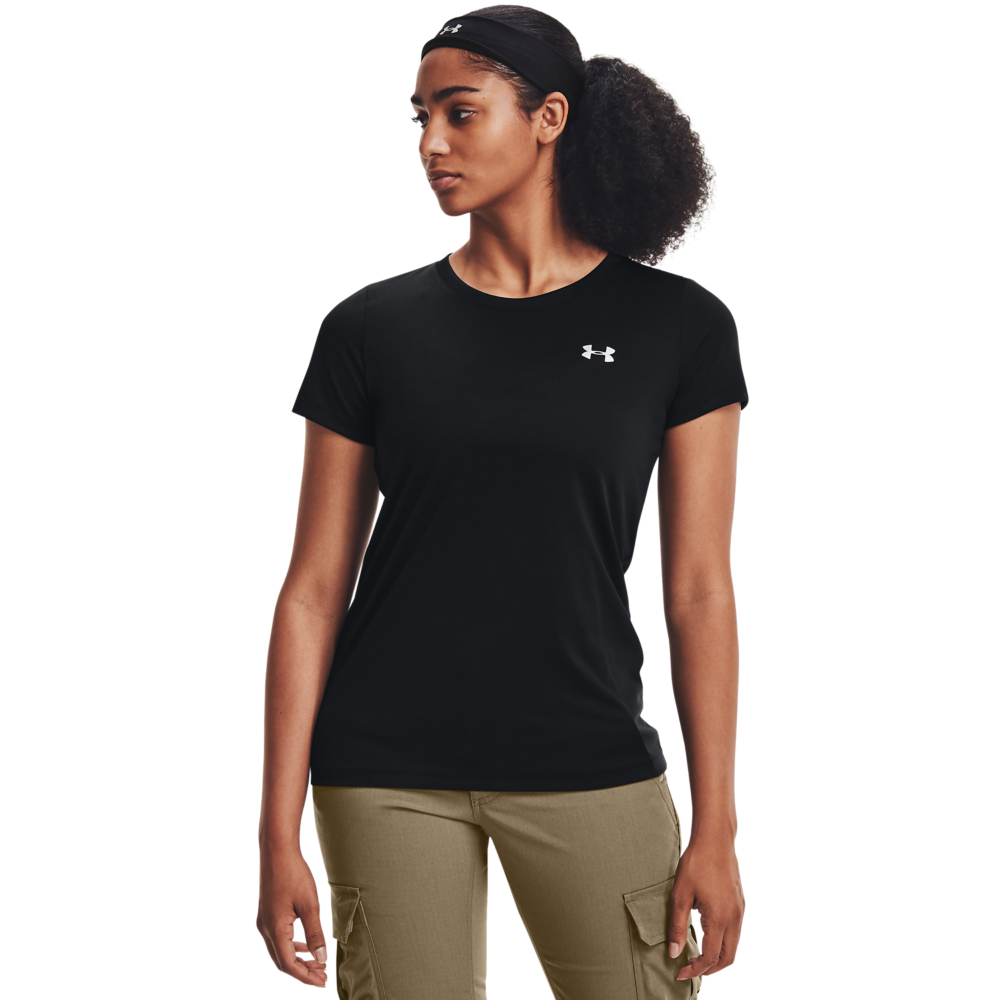【UNDER ARMOUR】UA 女 Tech Vent短袖T-Shirt _1366129-537(粉紫色) 歷史價格詳細信息