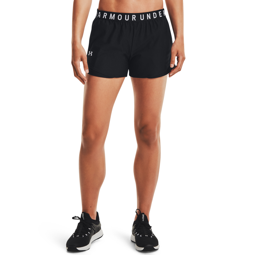 【UNDER ARMOUR】UA 女 Play Up 5吋運動短褲_1355791-001(黑色) 歷史價格詳細信息