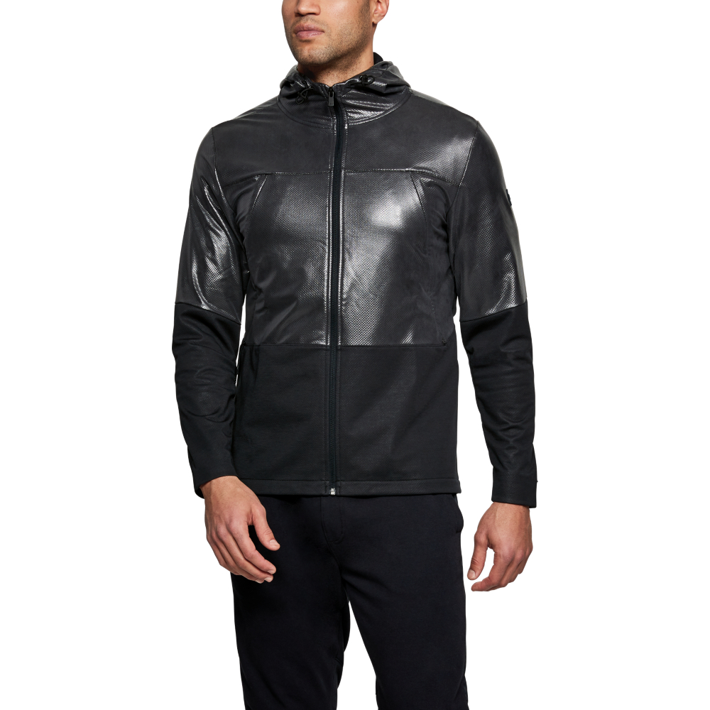 【UNDER ARMOUR】UA 男童 Sportstyle 防潑水連帽外套_1370183-449(綠) 歷史價格詳細信息