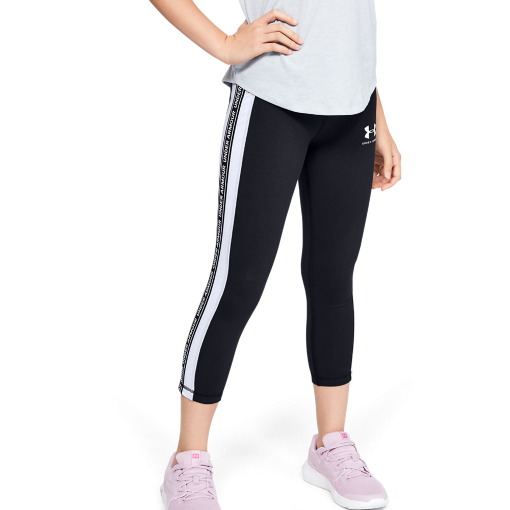 【UNDER ARMOUR】UA 女童 Rival Fleece Big Logo帽T_1379615-697(粉) 歷史價格詳細信息