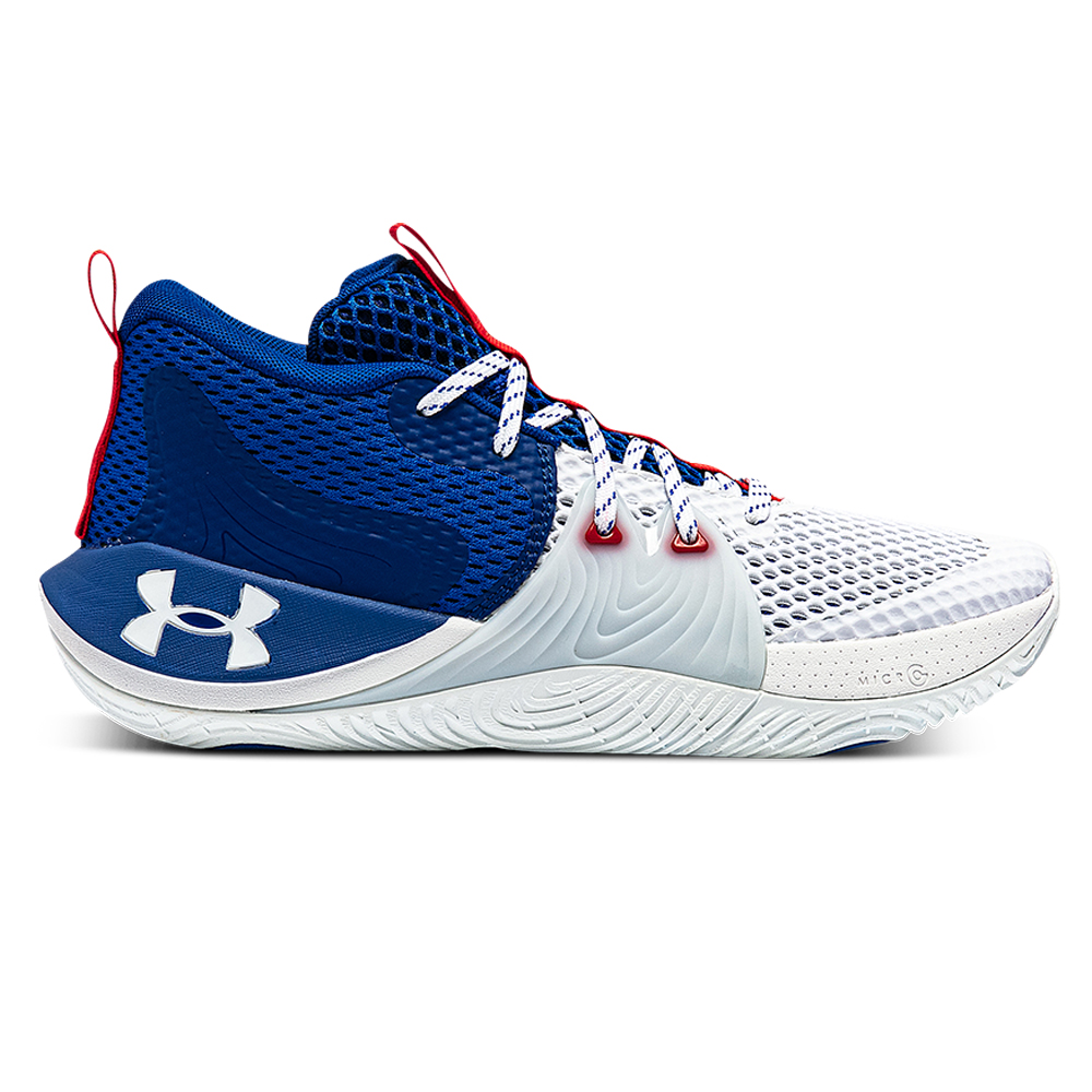 Under Armour 籃球鞋 Embiid 1 水藍 白 LA 明星賽 男鞋 【ACS】 3023086402 歷史價格詳細信息
