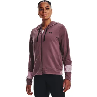 【UNDER ARMOUR】UA 女  Rival Terry長袖帽T_1360904-001(黑) 歷史價格詳細信息