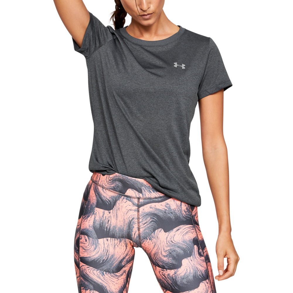 【UNDER ARMOUR】UA 女 Tech短T-Shirt_1277207-001(黑) 歷史價格詳細信息