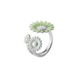 戒指琺瑯白色花紋戒指十字架藍釉戒指氣質滴油小眾設計感ins韓版女戒 歷史價格詳細信息