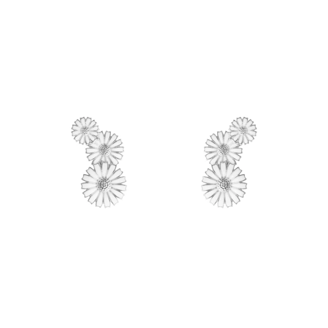 【Georg Jensen 官方旗艦店】DAISY 耳環(18K黃金 純銀 鑽石) 歷史價格詳細信息