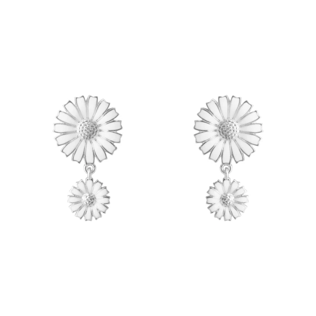 【Georg Jensen 官方旗艦店】DAISY 耳環(18K黃金 純銀 鑽石) 歷史價格詳細信息