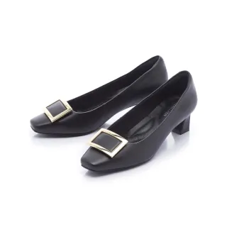 【FAIR LADY】芯太軟 方釦裝飾小方頭低跟鞋(月光白、602691) 歷史價格詳細信息