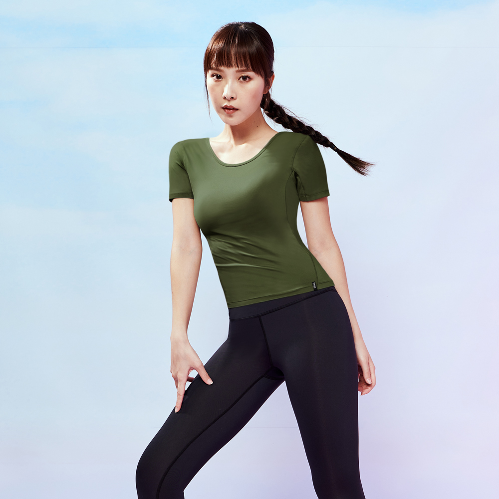 【Mollifix 瑪莉菲絲】銀纖維抗菌系列_側開拉鍊運動束口訓練褲、瑜珈服、Legging(軍綠) 歷史價格詳細信息