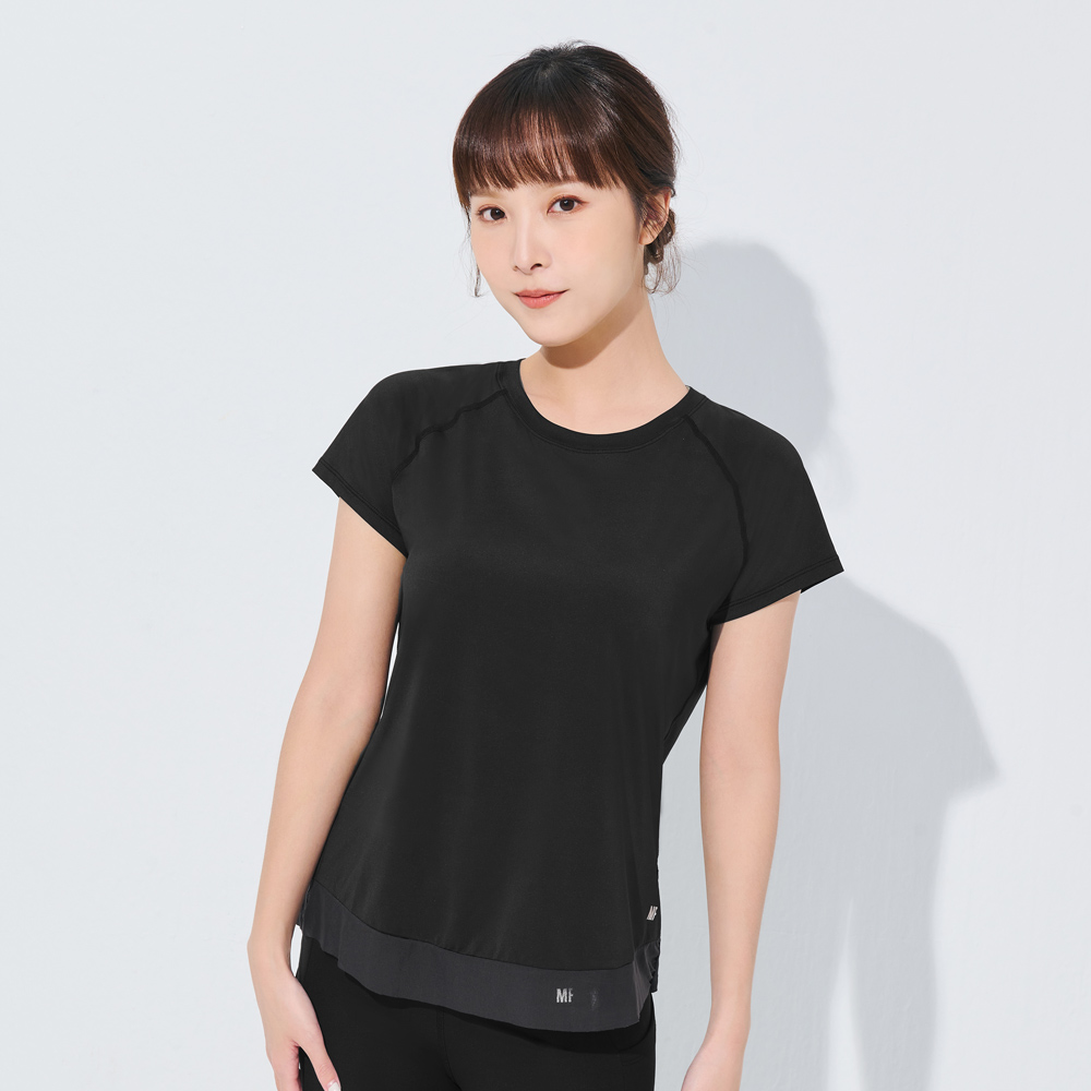 Mollifix 瑪莉菲絲 修身後透網美背短袖上衣 (白) 歷史價格詳細信息