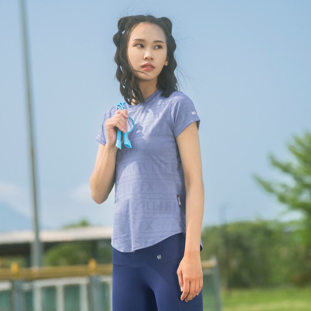 Mollifix 瑪莉菲絲 修身後透網美背短袖上衣 (白) 歷史價格詳細信息