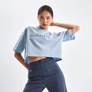 Mollifix 瑪莉菲絲 潮流LOGO垂墜圓領短袖上衣 (百搭灰) 歷史價格詳細信息