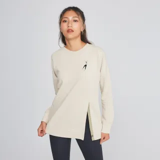 Mollifix 瑪莉菲絲 刺繡撞色開衩圓領上衣_4色 (淺藍/淺紫/黑灰/奶茶) 歷史價格詳細信息