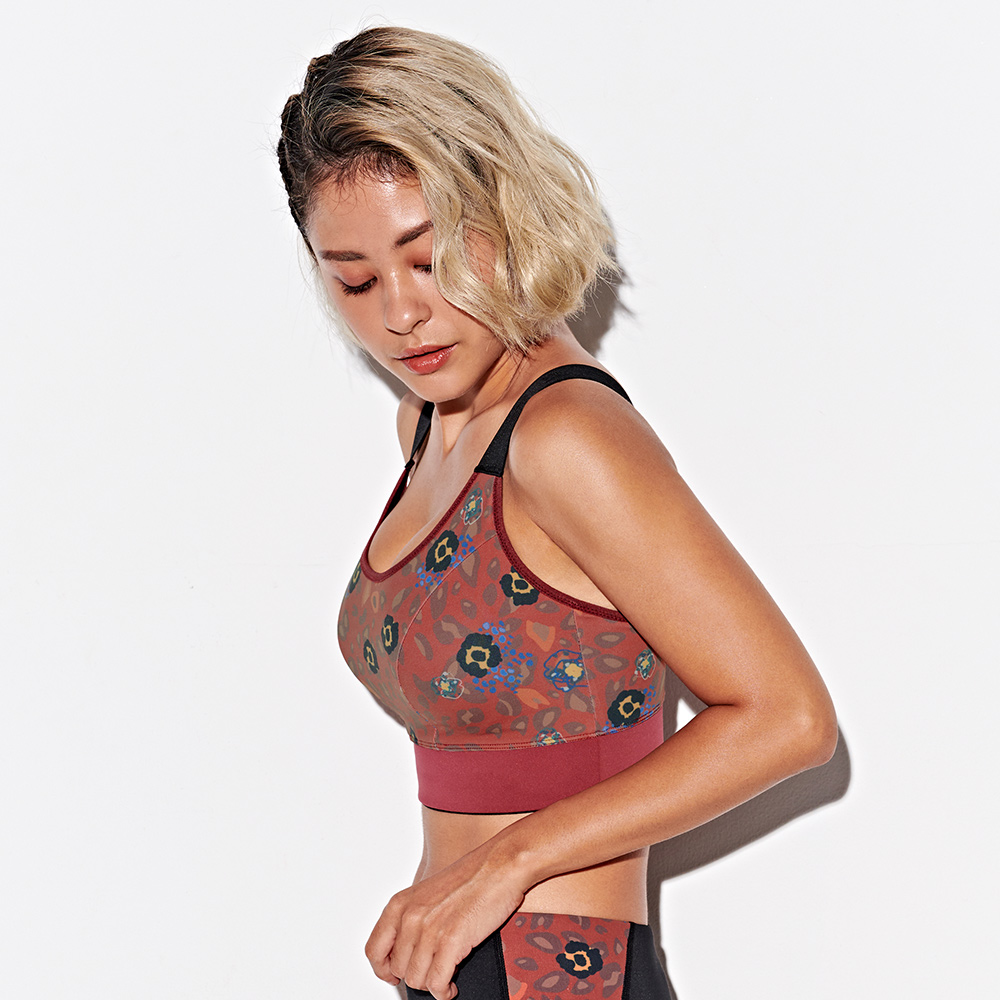Mollifix 瑪莉菲絲 暢動U領寬肩帶運動內衣 (紅藜) 無鋼圈內衣 健身 瑜珈 路跑 有氧 集中 包覆 歷史價格詳細信息