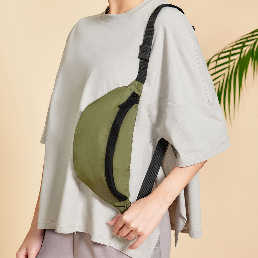 【Mollifix 瑪莉菲絲】簡約尼龍隨身胸腰包(綠) 價格比較,價格查詢,歷史價格詳細信息