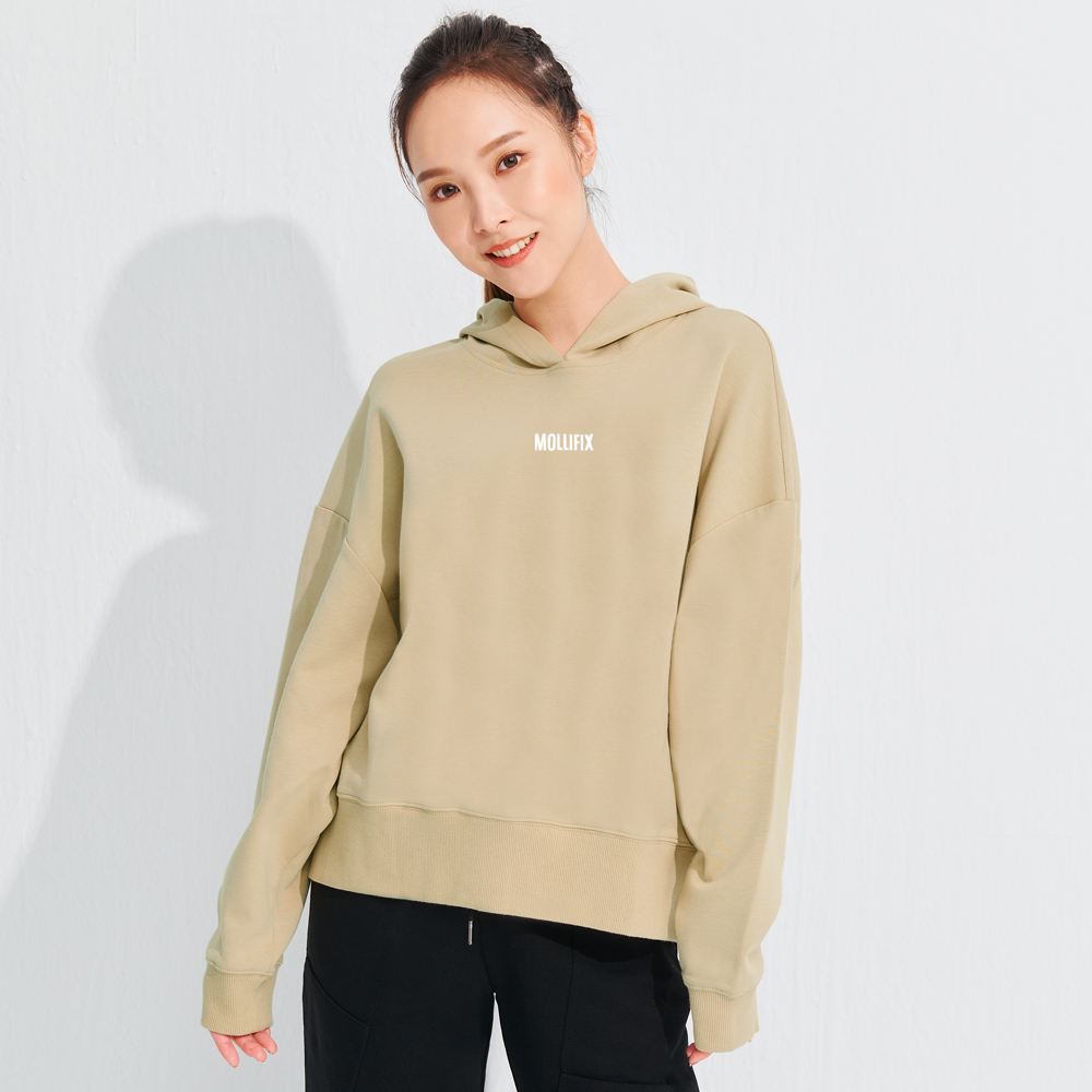 Mollifix 瑪莉菲絲 潮流LOGO垂墜圓領短袖上衣 (百搭灰) 歷史價格詳細信息