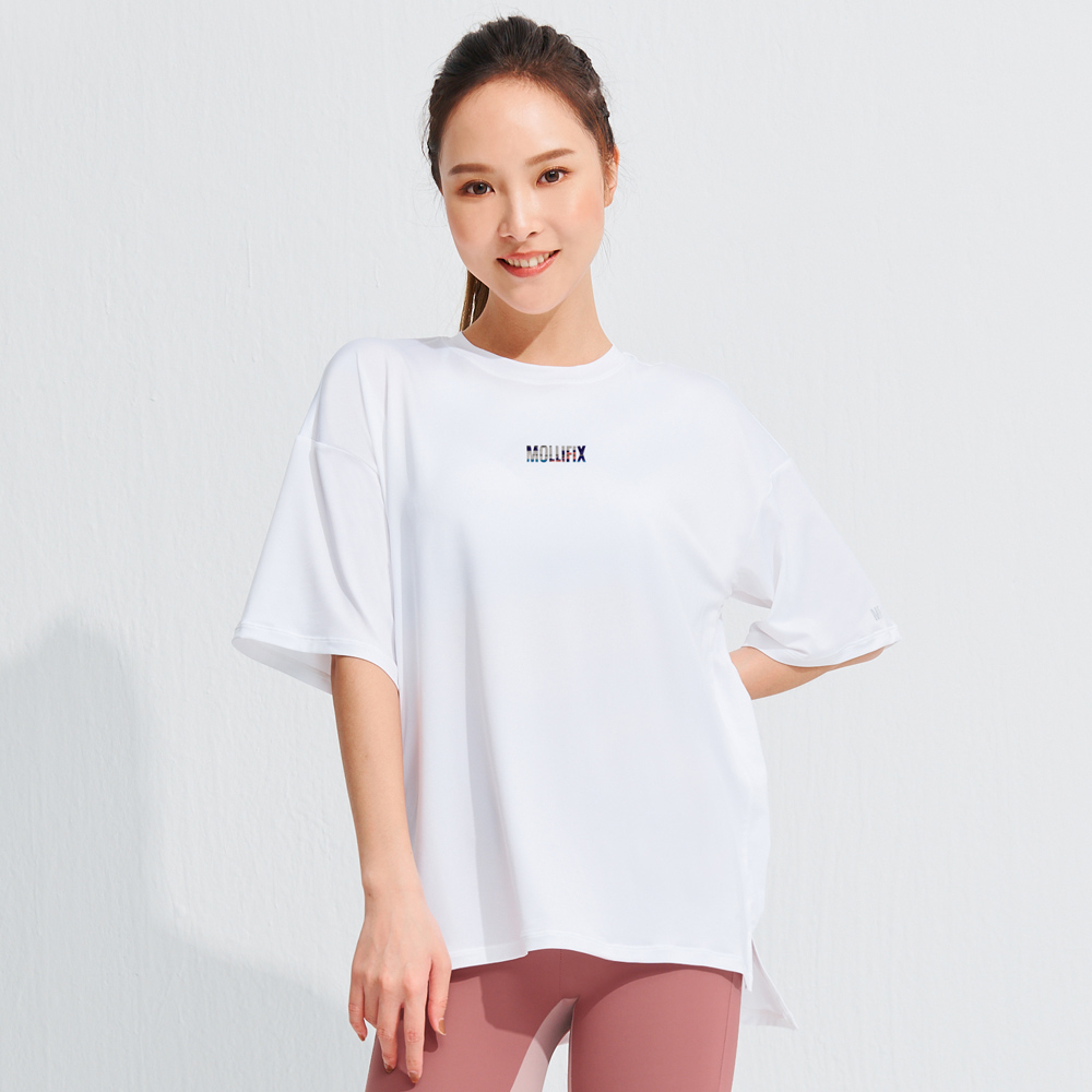 Mollifix 瑪莉菲絲 經典LOGO短袖上衣 (百搭灰) 歷史價格詳細信息