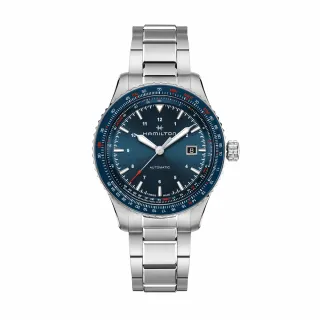 【HAMILTON 漢米爾頓旗艦館】卡其航空系列飛行PILOT 雙曆腕錶42mm(自動上鍊 中性 皮革錶帶 H64615735) 歷史價格詳細信息