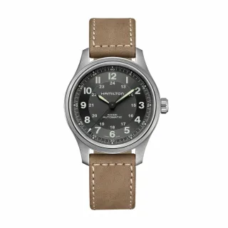 【HAMILTON 漢米爾頓旗艦館】卡其陸戰腕錶42mm(自動上鍊 中性 皮革錶帶 H70555533) 歷史價格詳細信息