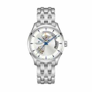 【HAMILTON 漢米爾頓旗艦館】爵士大師系列腕錶40mm(自動上鍊 中性 皮革錶帶  H42535780) 歷史價格詳細信息