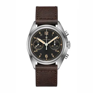 【HAMILTON 漢米爾頓旗艦館】卡其航空系列飛行PILOT 雙曆腕錶42mm(自動上鍊 中性 皮革錶帶 H64615735) 歷史價格詳細信息
