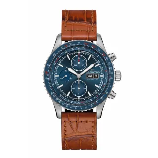 【HAMILTON 漢米爾頓旗艦館】卡其航空系列飛行PILOT 雙曆腕錶42mm(自動上鍊 中性 皮革錶帶 H64615735) 歷史價格詳細信息