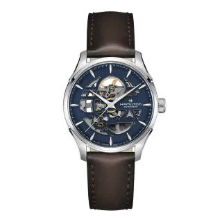 【HAMILTON 漢米爾頓旗艦館】爵士大師系列腕錶40mm(自動上鍊 中性 皮革錶帶  H42535780) 歷史價格詳細信息