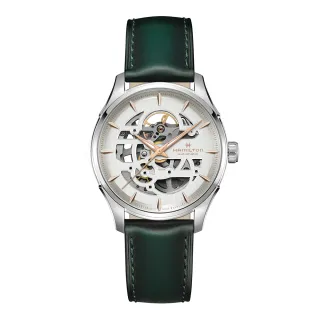 【HAMILTON 漢米爾頓旗艦館】爵士大師系列腕錶40mm(自動上鍊 中性 皮革錶帶  H42535780) 歷史價格詳細信息