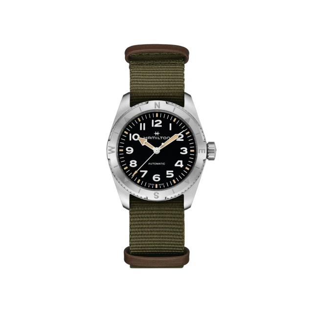 【HAMILTON 漢米爾頓】卡其陸戰遠征Expedition腕錶41mm(自動上鍊 中性 皮革錶帶 H70315510) 歷史價格詳細信息