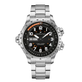 【HAMILTON 漢米爾頓旗艦館】卡其航空系列飛行PILOT 雙曆腕錶42mm(自動上鍊 中性 皮革錶帶 H64615735) 歷史價格詳細信息