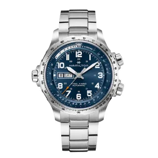 【HAMILTON 漢米爾頓旗艦館】卡其航空系列飛行PILOT 雙曆腕錶42mm(自動上鍊 中性 皮革錶帶 H64615735) 歷史價格詳細信息