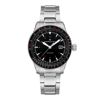 【HAMILTON 漢米爾頓旗艦館】卡其航空系列飛行PILOT 雙曆腕錶42mm(自動上鍊 中性 皮革錶帶 H64615735) 歷史價格詳細信息