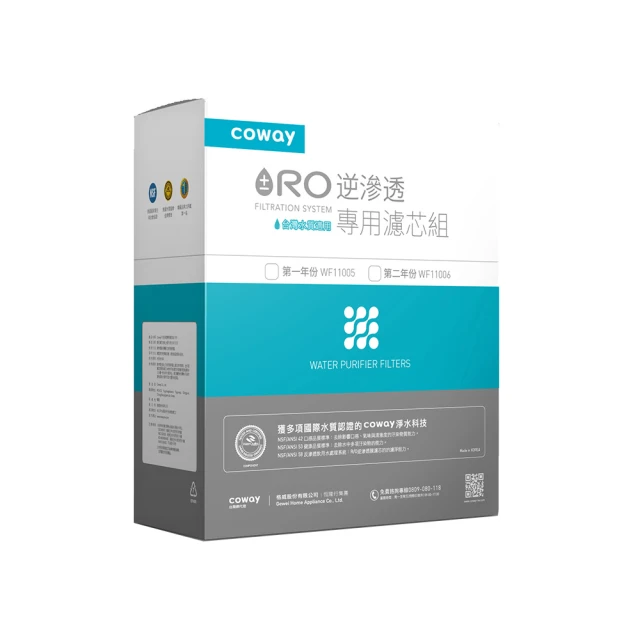 Coway RO逆滲透專用濾芯組【兩年份濾芯超值組】 歷史價格詳細信息