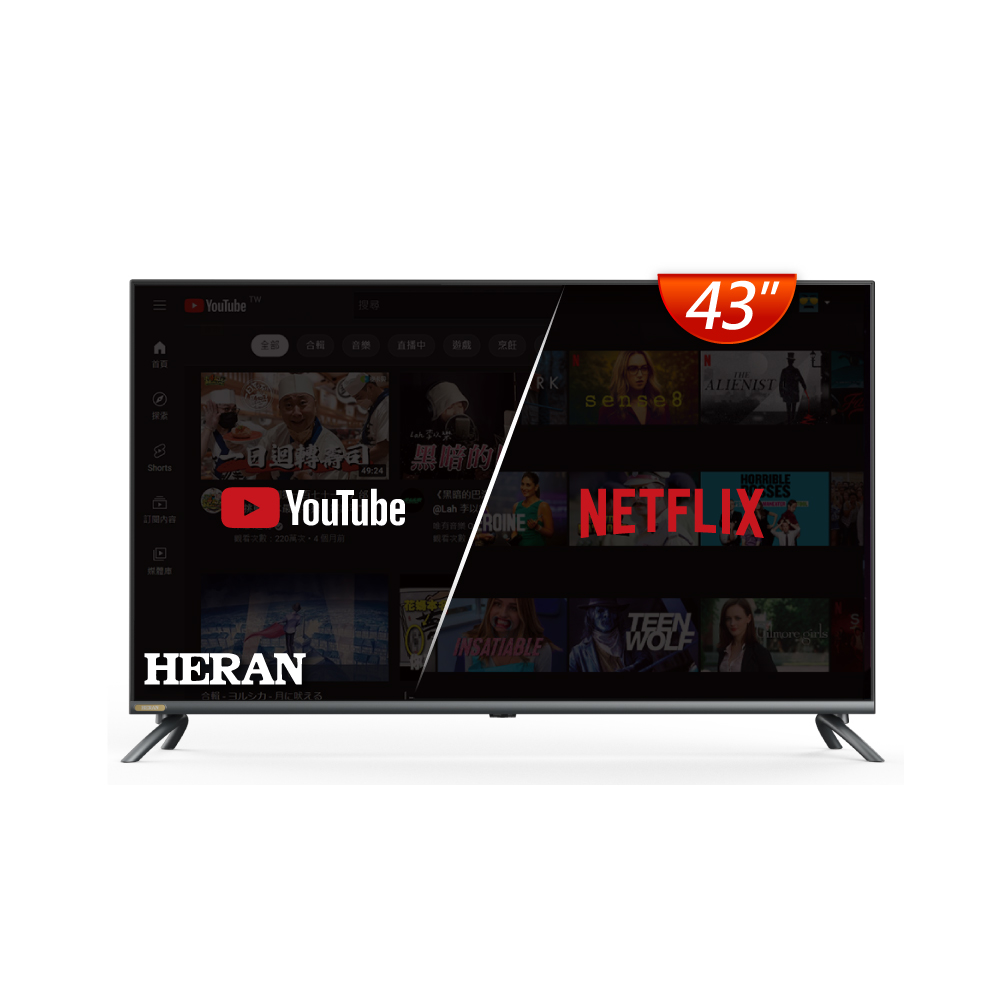 HERAN 禾聯 43型 FHD低藍光液晶顯示器 HF-43DC1W 歷史價格詳細信息